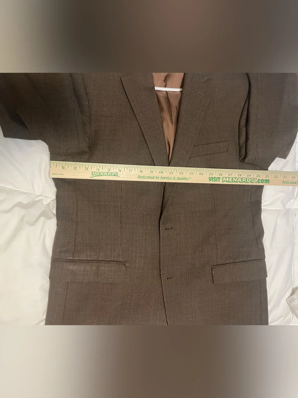 Ralph Lauren‎ Blazer Mens 41R Brown Sport Coat 90's Macy’s Vintage